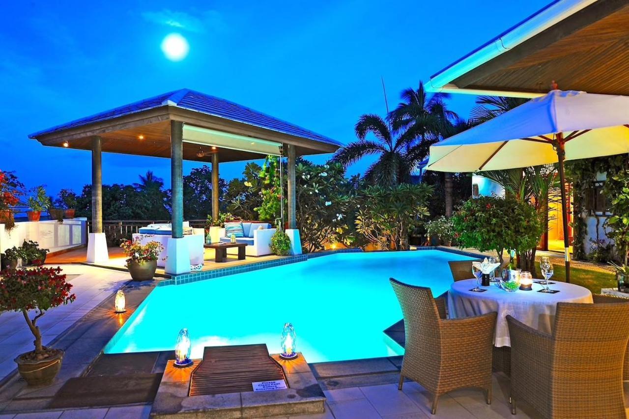 Samui Blu, Villa With Private Pool Choeng Mon Eksteriør bilde